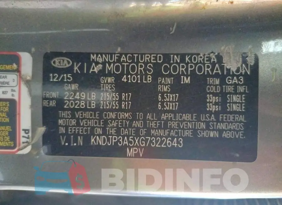 KNDJP3A5XG7322643 Photo# 10