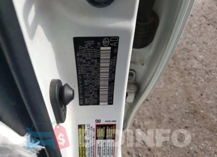 2T1BURHE3KC234014 Photo# 10