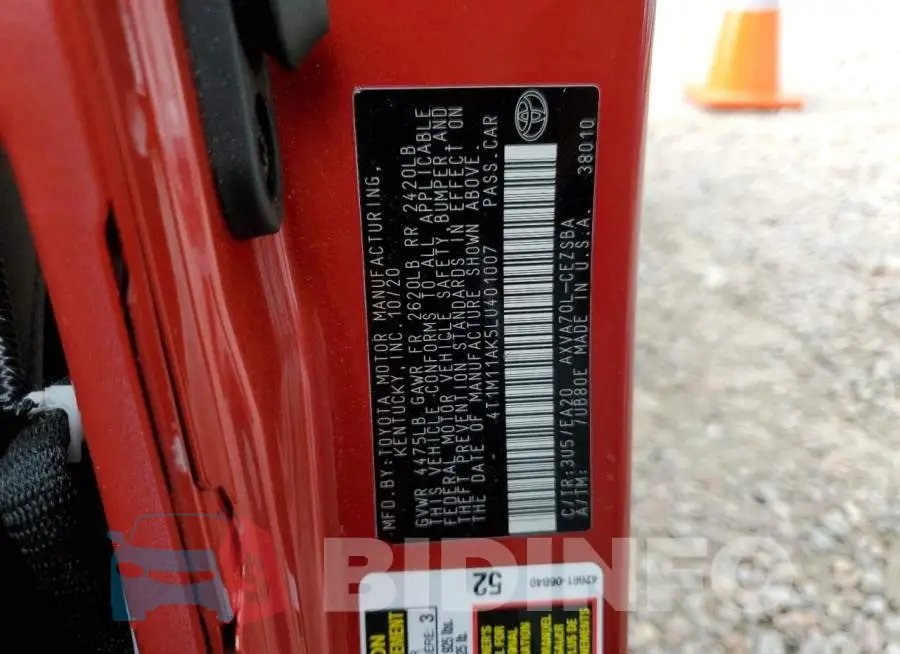 4T1M11AK5LU401007 Photo# 10