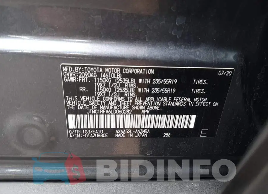 JTMC1RFV6LD060282 Photo# 10