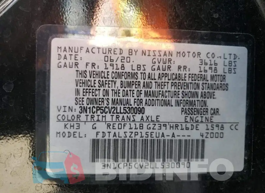 3N1CP5CV2LL530090 Photo# 10