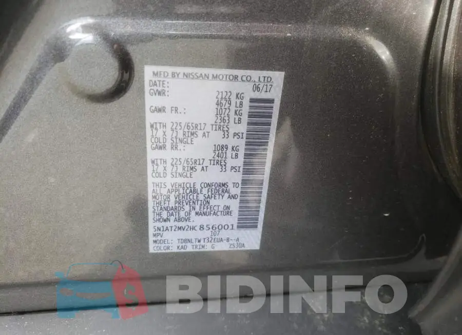 5N1AT2MV2HC856001 Photo# 10