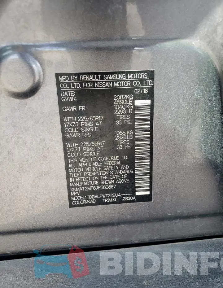 KNMAT2MT6JP560867 Photo# 10