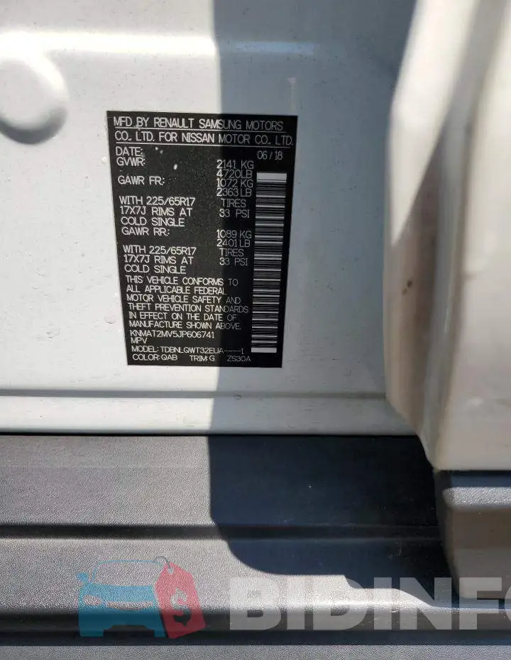 KNMAT2MV5JP606741 Photo# 10