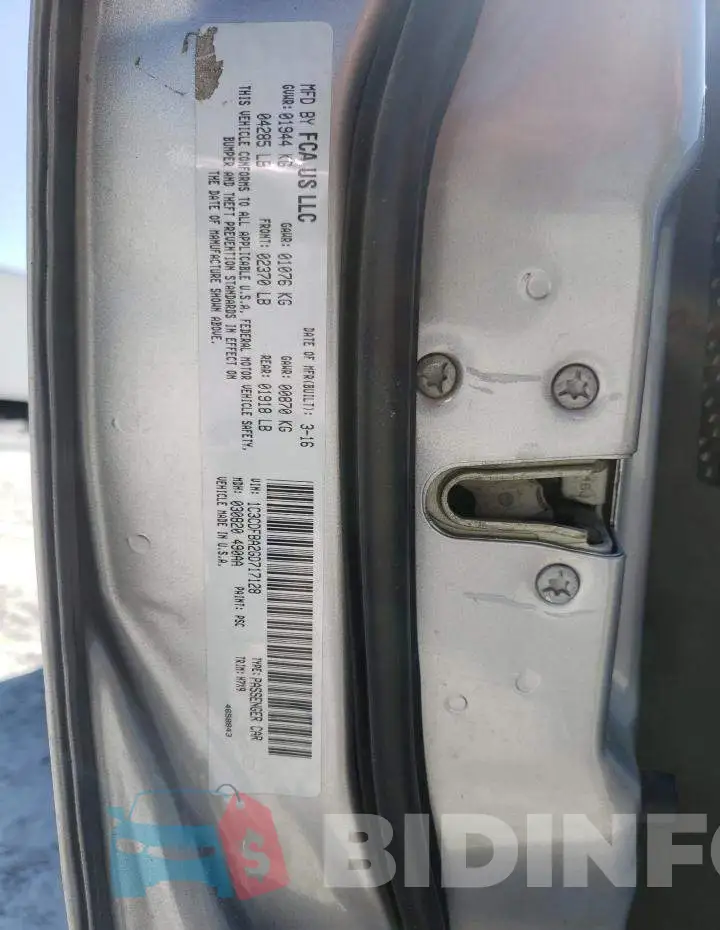1C3CDFBA2GD717128 Photo# 10
