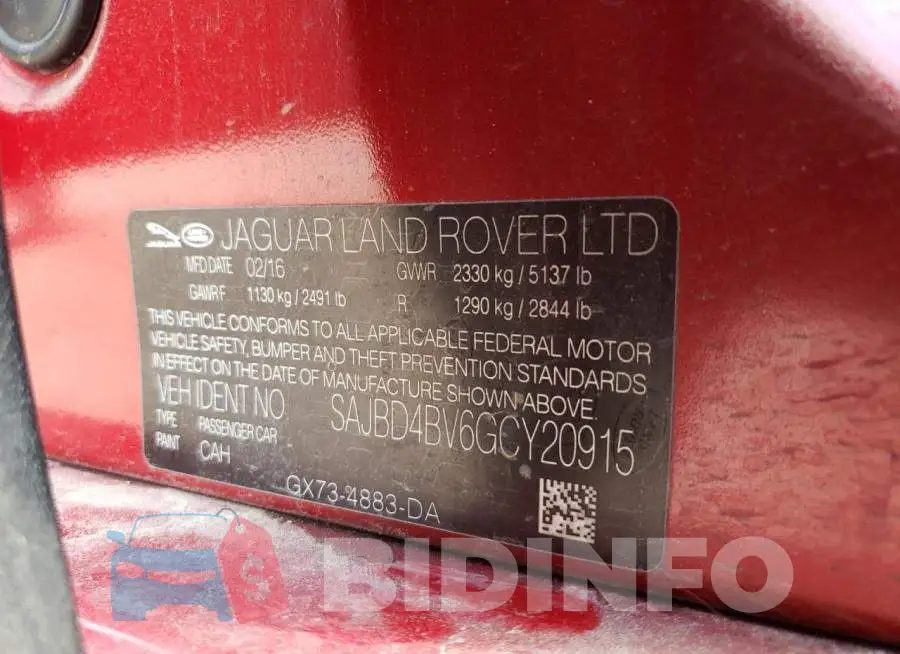 SAJBD4BV6GCY20915 Photo# 10