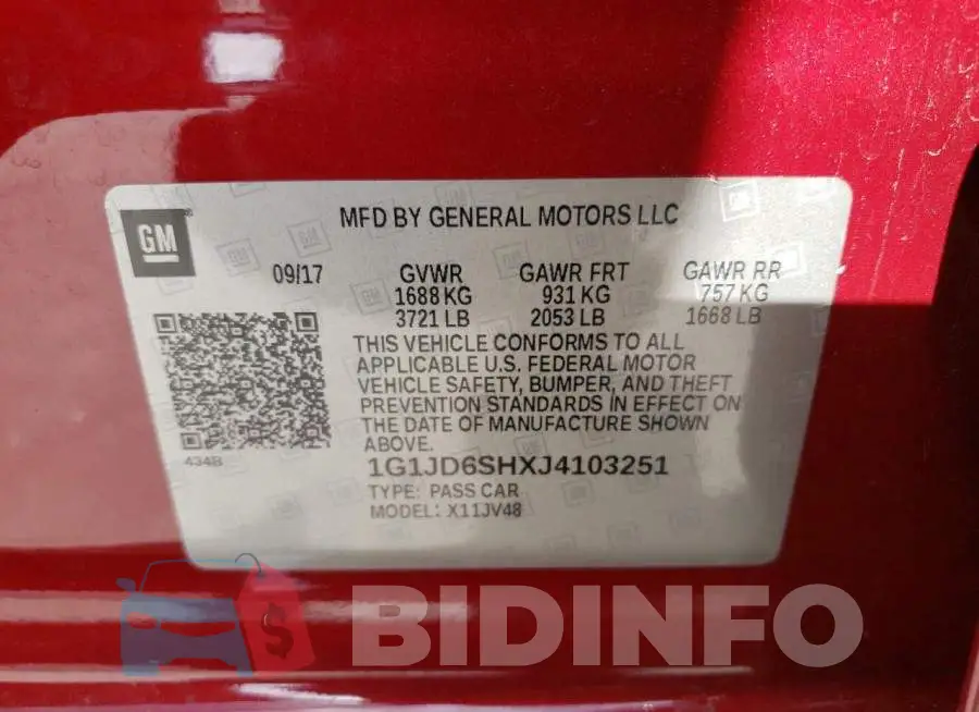 1G1JD6SHXJ4103251 Photo# 10