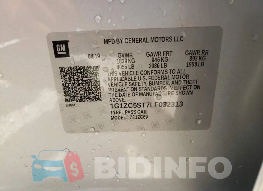 1G1ZC5ST7LF032313 Photo# 10