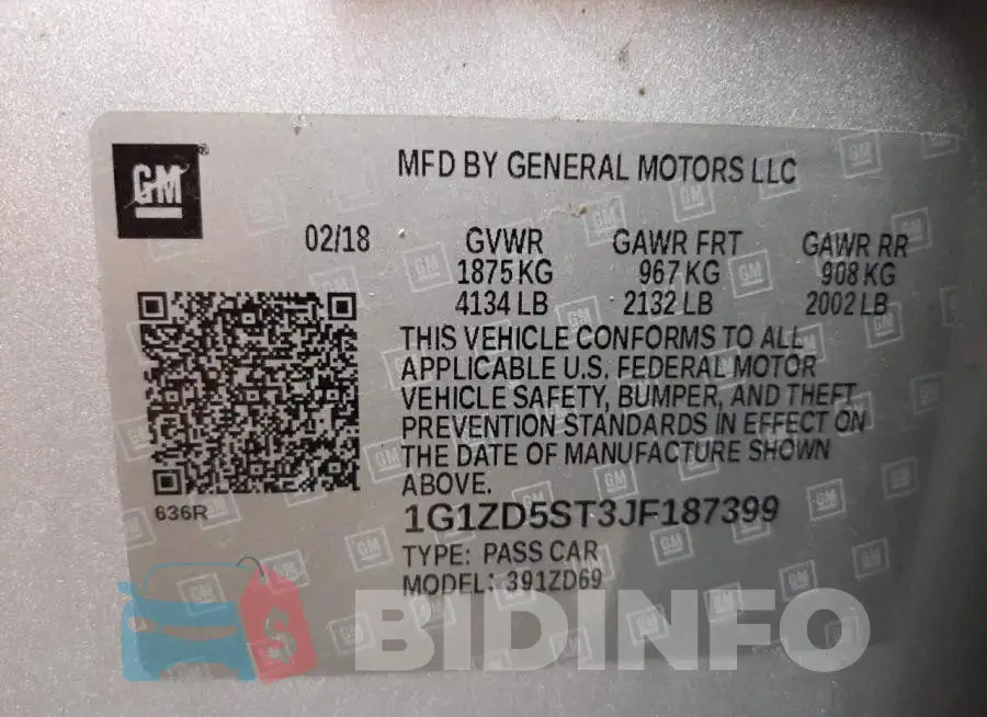 1G1ZD5ST3JF187399 Photo# 10