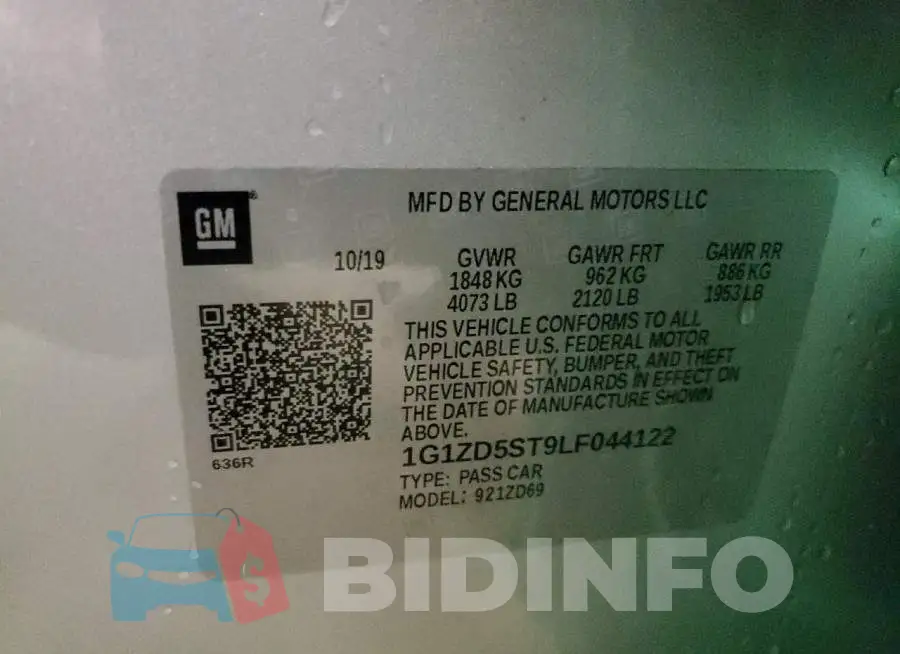 1G1ZD5ST9LF044122 Photo# 10