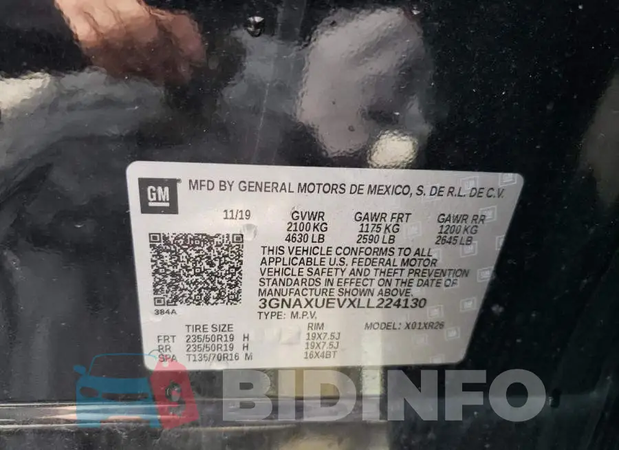 3GNAXUEVXLL224130 Photo# 10