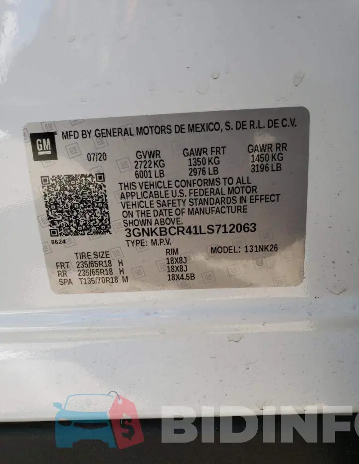 3GNKBCR41LS712063 Photo# 10