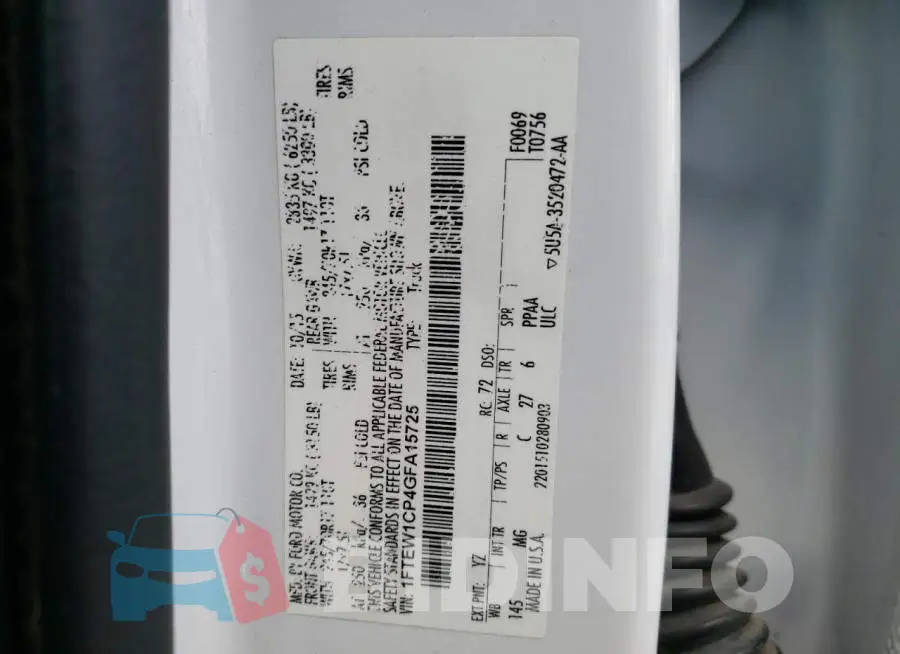 1FTEW1CP4GFA15725 Photo# 10
