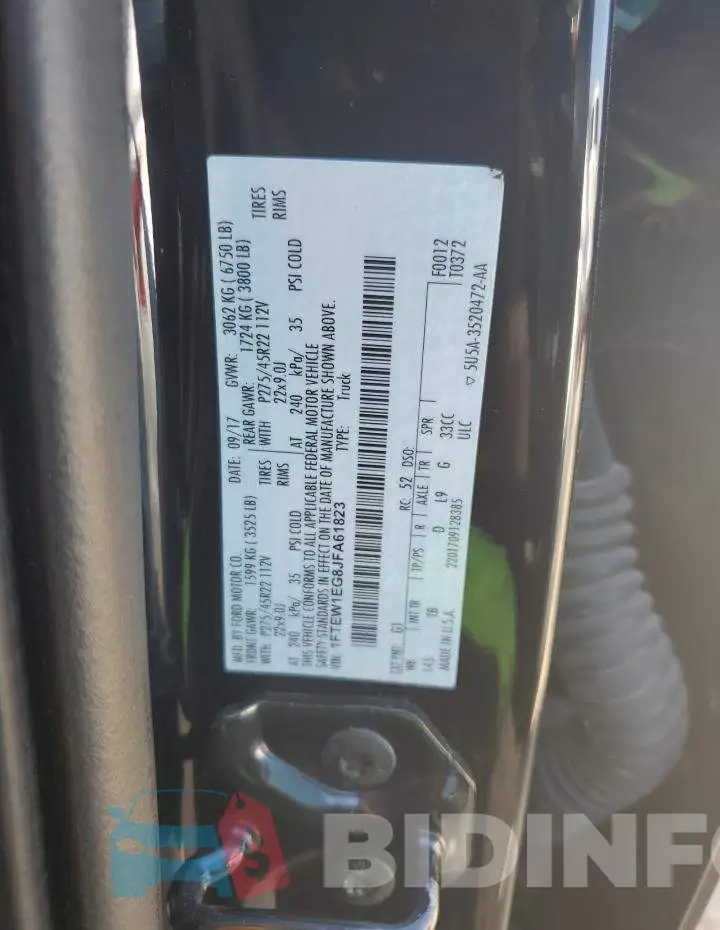 1FTEW1EG8JFA61823 Photo# 10