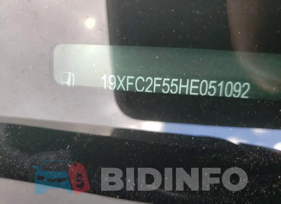 19XFC2F55HE051092 Photo# 10