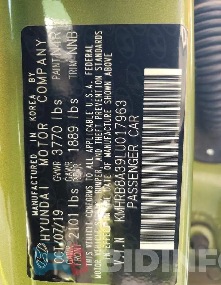KMHRB8A39LU017963 Photo# 10
