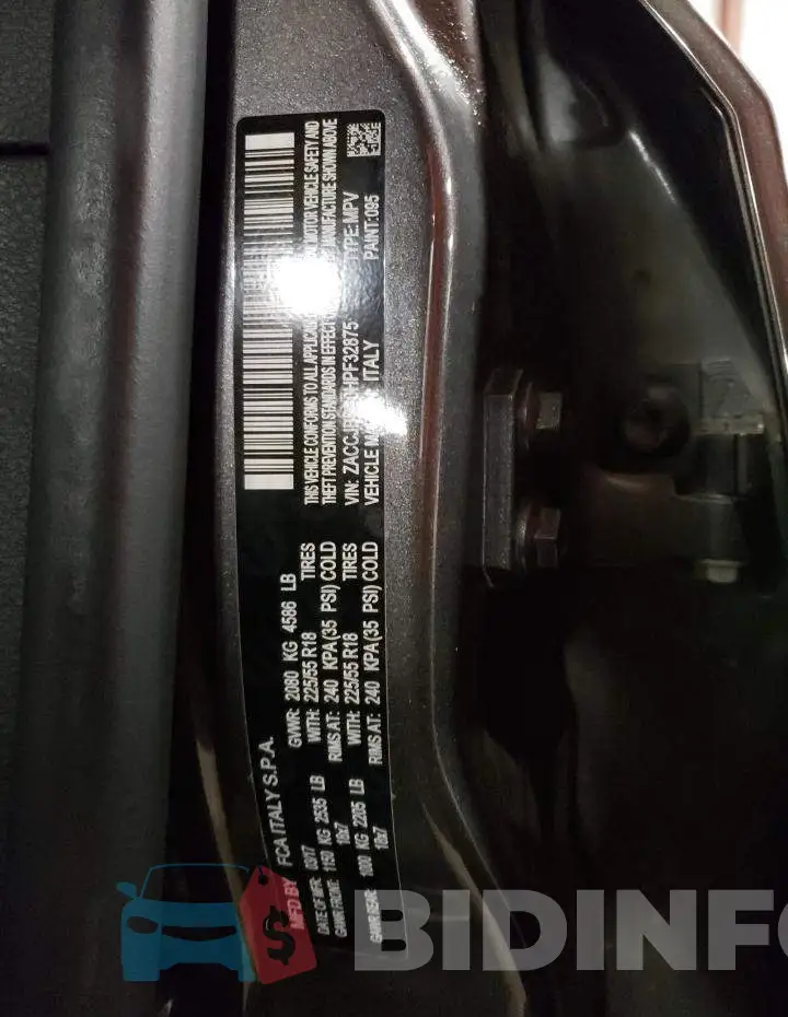 ZACCJBBB0HPF32875 Photo# 10