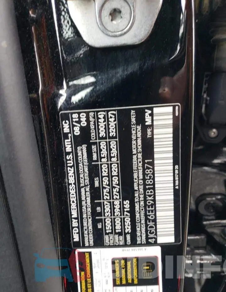 4JGDF6EE9KB185871 Photo# 10