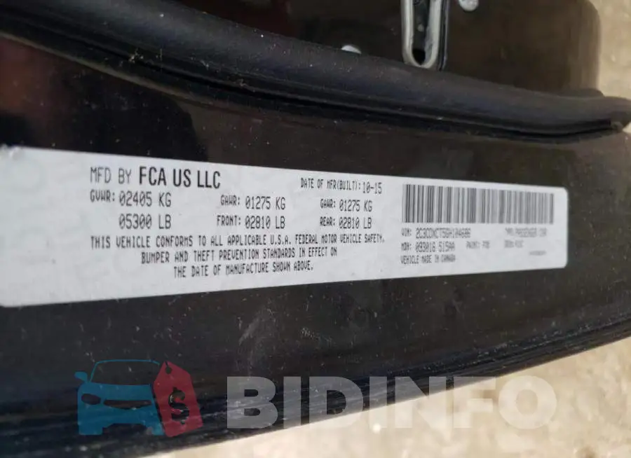 2C3CDXCT5GH104686 Photo# 10