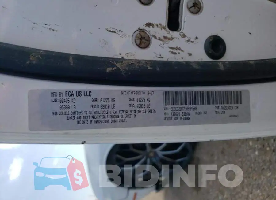 2C3CDZBT7HH594580 Photo# 10