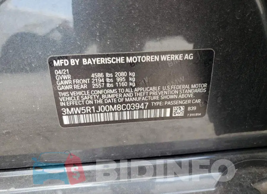 3MW5R1J00M8C03947 Photo# 10