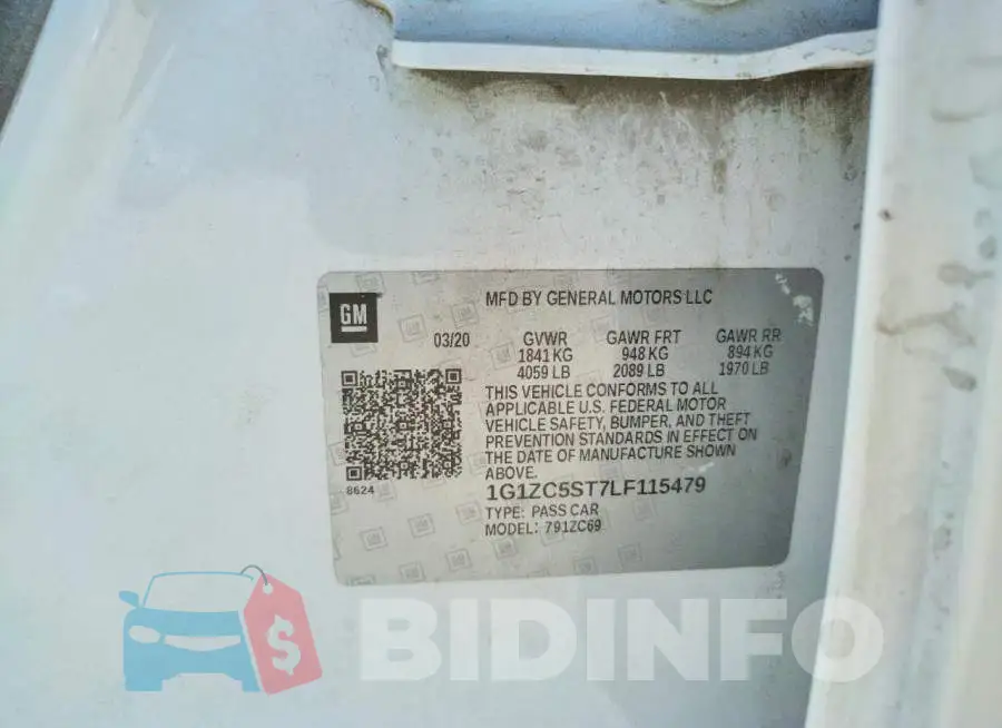 1G1ZC5ST7LF115479 Photo# 10
