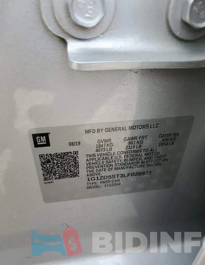 1G1ZD5ST3LF028871 Photo# 10