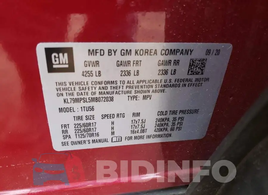 KL79MPSL5MB072038 Photo# 10