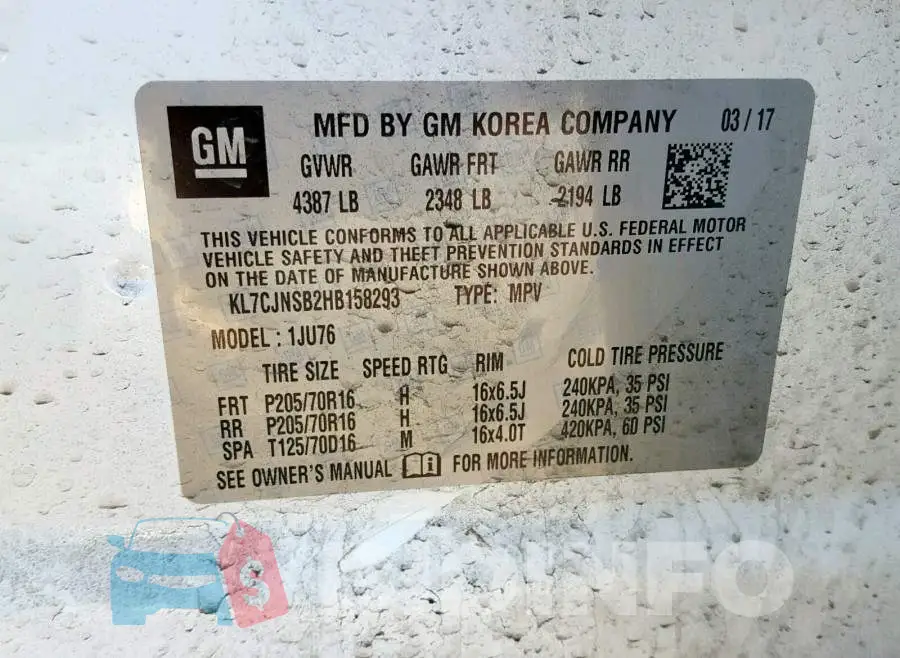 KL7CJNSB2HB158293 Photo# 10