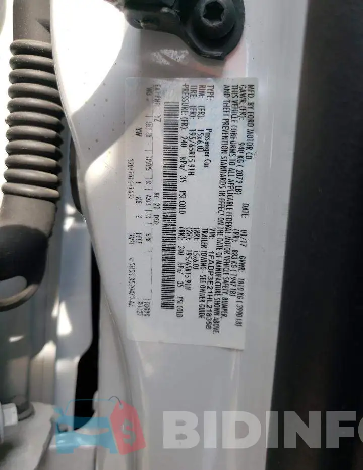 1FADP3E21HL218358 Photo# 10