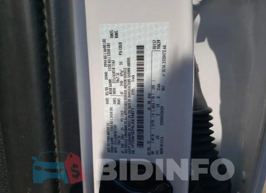 1FTEW1EP5LKE18871 Photo# 10