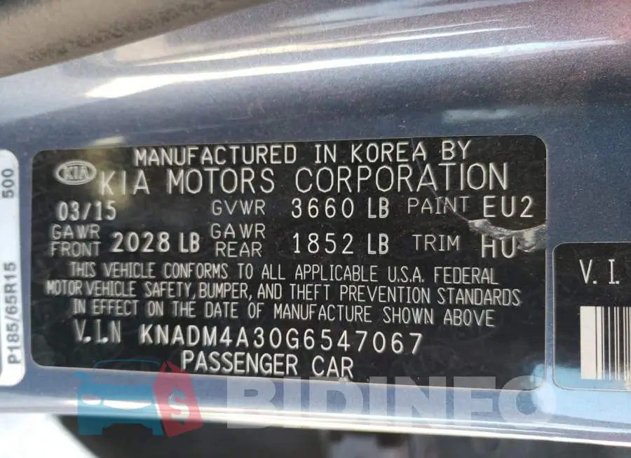 KNADM4A30G6547067 Photo# 10