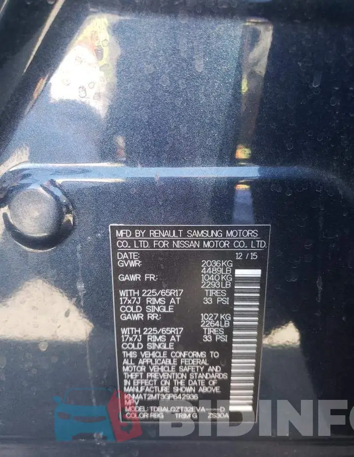 KNMAT2MT3GP642936 Photo# 10