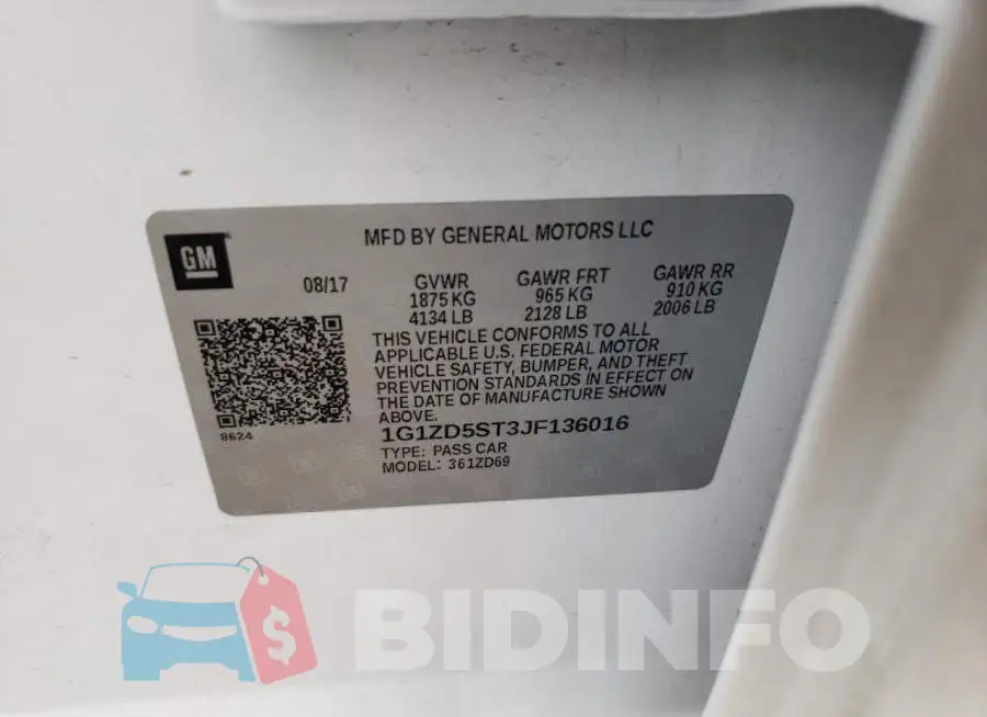 1G1ZD5ST3JF136016 Photo# 10