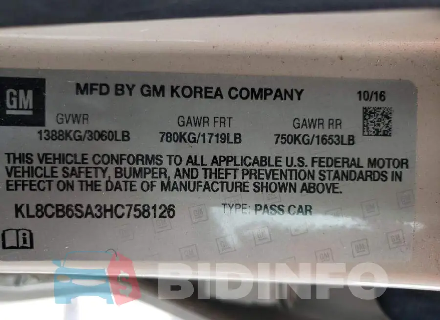 KL8CB6SA3HC758126 Photo# 10