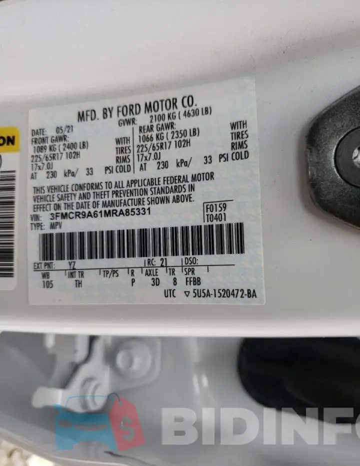 3FMCR9A61MRA85331 Photo# 10
