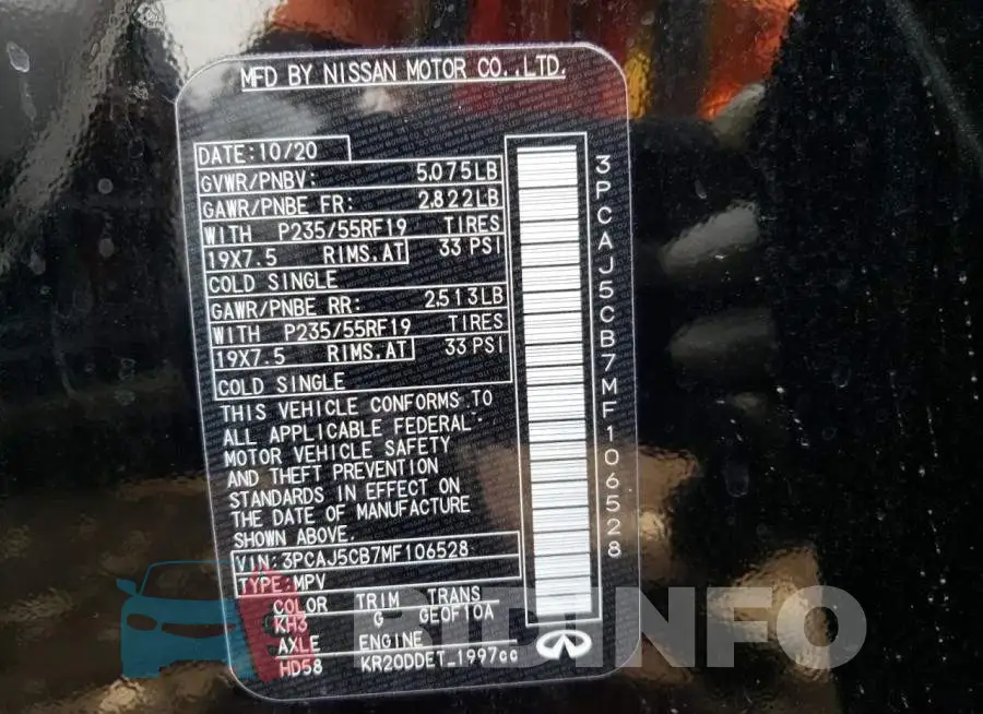 3PCAJ5CB7MF106528 Photo# 10