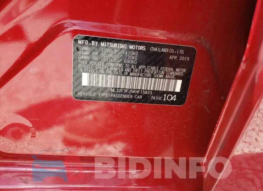 ML32F3FJ5KHF15823 Photo# 10