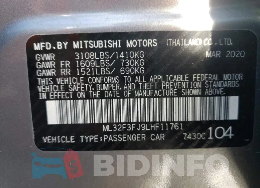 ML32F3FJ9LHF11761 Photo# 10