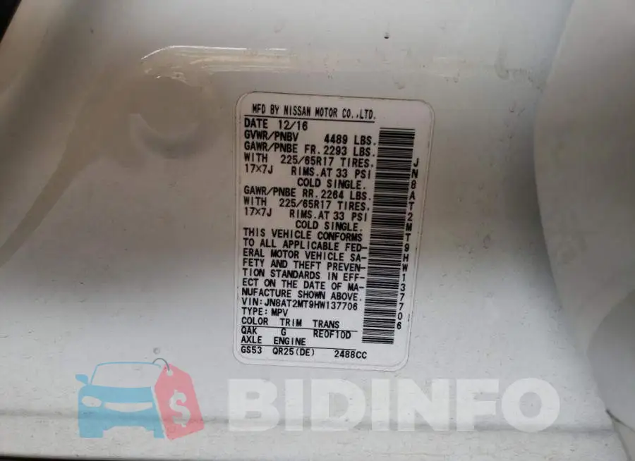 JN8AT2MT9HW137706 Photo# 10