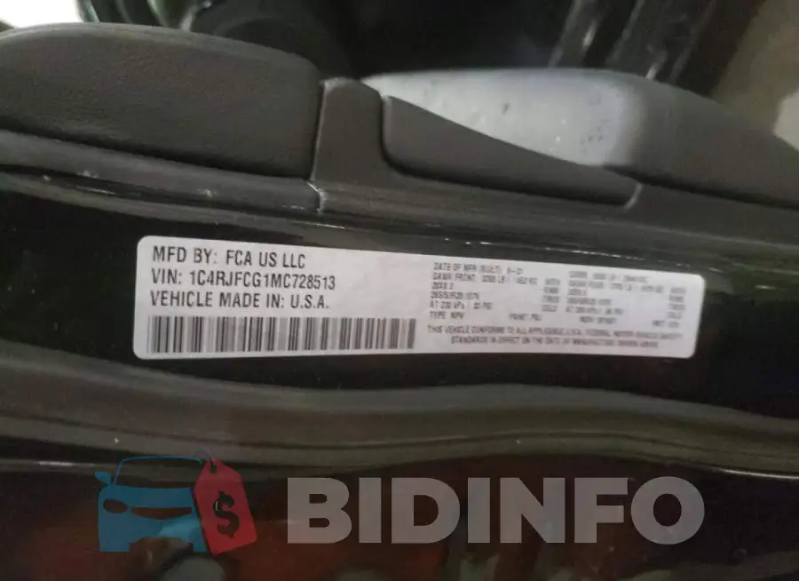 1C4RJFCG1MC728513 Photo# 10