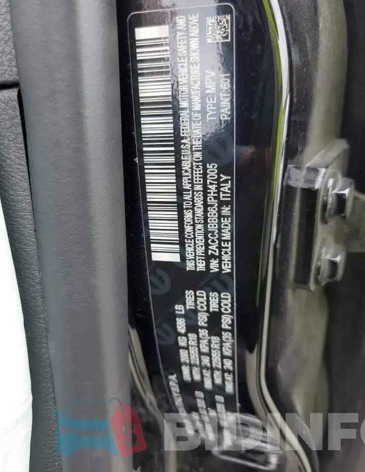 ZACCJBBB6JPH47005 Photo# 10