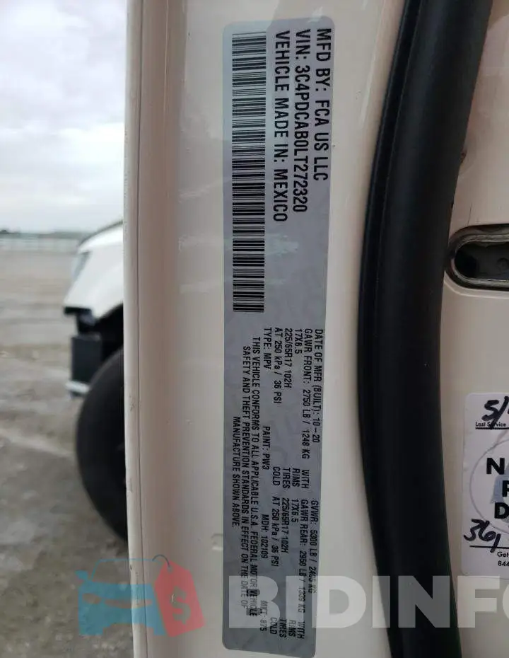 3C4PDCAB0LT272320 Photo# 10