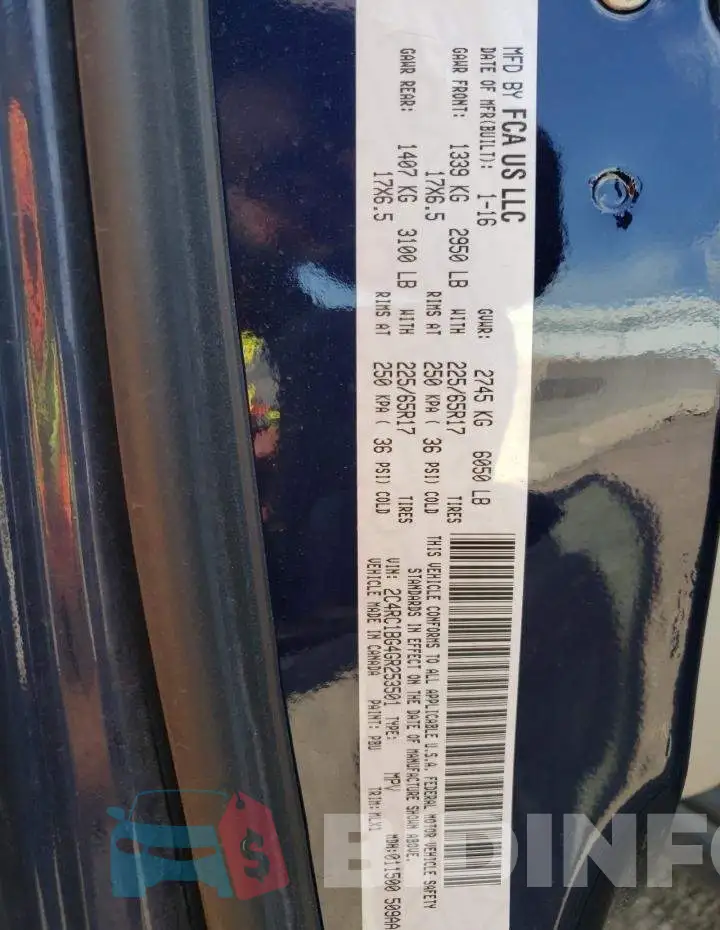 2C4RC1BG4GR253501 Photo# 10