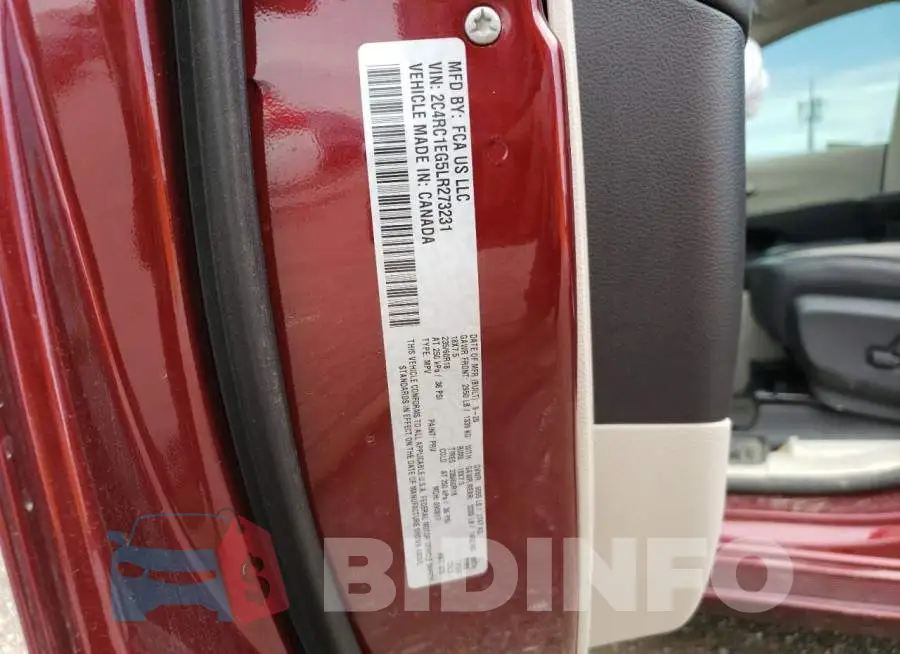 2C4RC1EG5LR273231 Photo# 10