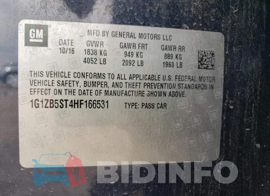 1G1ZB5ST4HF166531 Photo# 10
