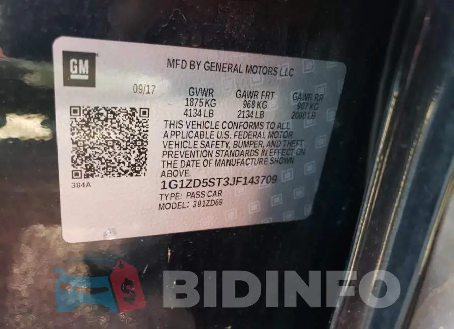 1G1ZD5ST3JF143709 Photo# 10
