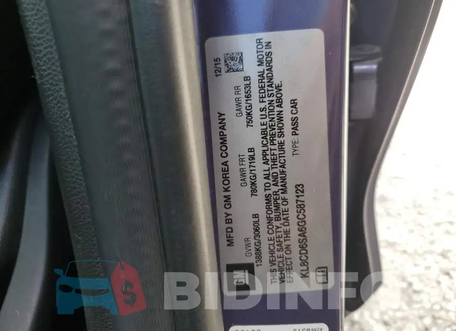 KL8CD6SA6GC587123 Photo# 10