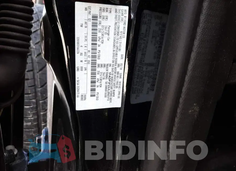 1FADP3F22JL292313 Photo# 10