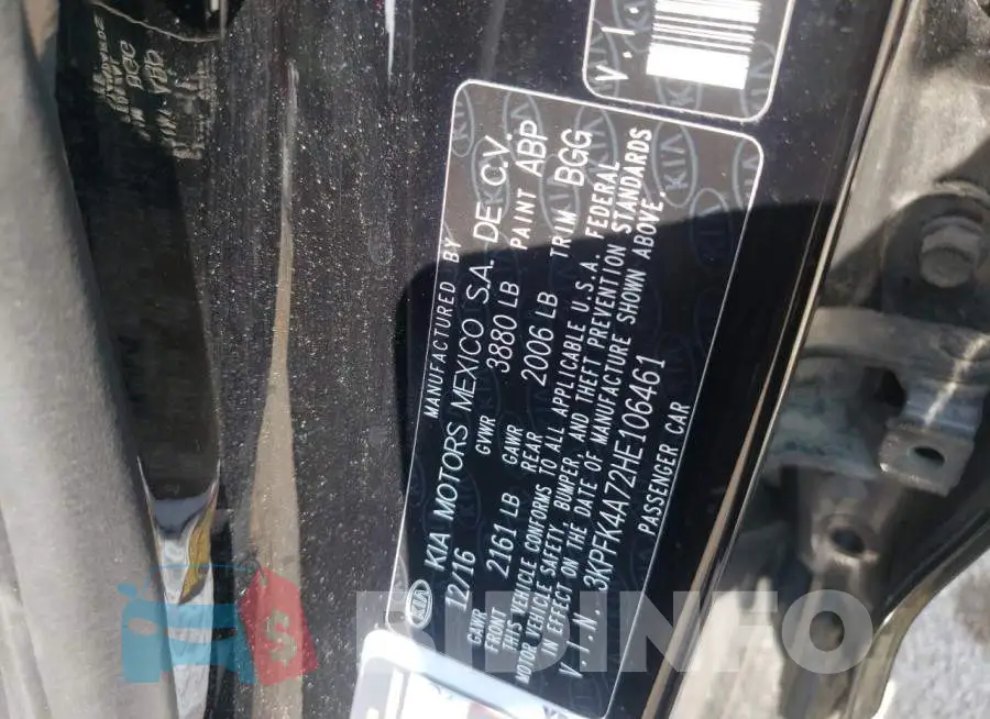 3KPFK4A72HE106461 Photo# 10